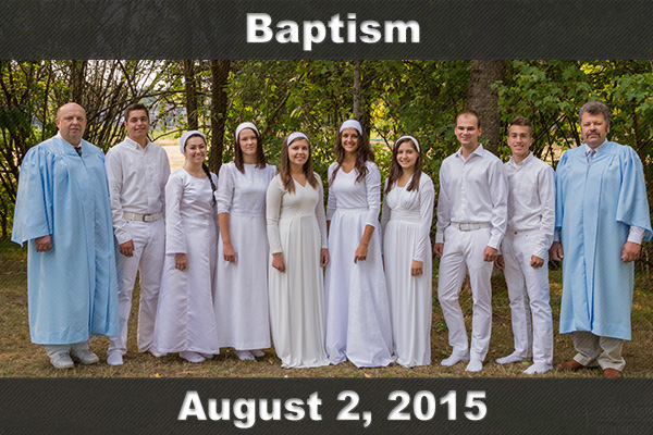 Неділя, 2 серпня 2015. Святе водне хрещення